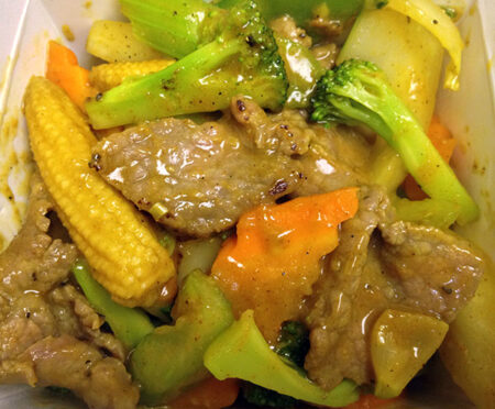 Curry Beef Vegetables