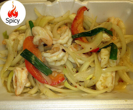 Hot & Spicy Shrimp (no veggies).