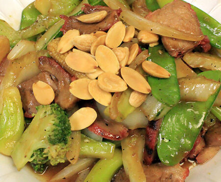 Roasted Pork Almondine